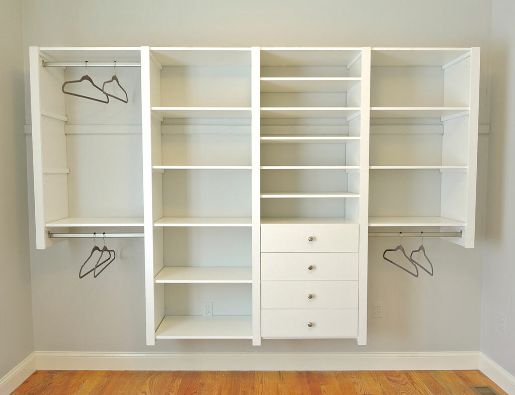 closet floor shelf