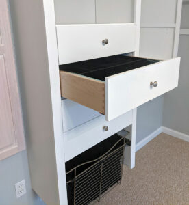 custom closet drawer