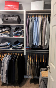 mens walk in closet